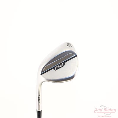Ping s159 Chrome Wedge Lob LW 60° 10 Deg Bounce S Grind Ping Z-Z115 Steel Wedge Flex Left Handed Black Dot 35.25in