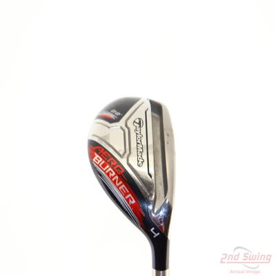 TaylorMade Aeroburner Black Hybrid 4 Hybrid 22° TM Reax 60 AeroBurner Graphite Senior Right Handed 38.75in