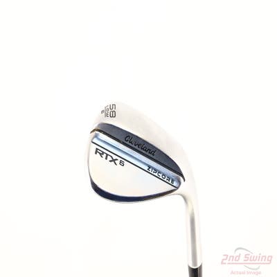 Cleveland RTX 6 ZipCore Tour Satin Wedge Lob LW 58° 6 Deg Bounce Low True Temper Dynamic Gold Spinner Tour Issue Steel Wedge Flex Right Handed 35.25in