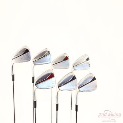 TaylorMade 2021 P790 Iron Set 4-PW True Temper Dynamic Gold 105 Steel Stiff Left Handed +1"