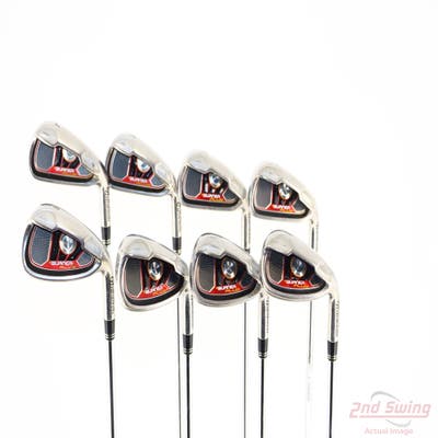 TaylorMade Burner Plus Iron Set 4-PW SW TM Burner Superfast 85 Steel Regular Right Handed +3/4"