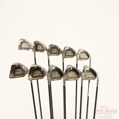 Ping Zing 2 Iron Set 3-SW Ping Karsten 201 By Aldila Graphite Stiff Right Handed STD