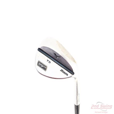 Mizuno MP T5 White Satin Wedge Lob LW 59° 9 Deg Bounce Project X Rifle Steel Wedge Flex Right Handed 35.5in