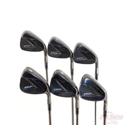 TaylorMade Stealth Black Iron Set 5-PW Nippon NS Pro 950GH Neo DST Steel Stiff Right Handed +1/4"