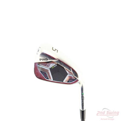 Ping G430 Single Iron 5 Iron ALTA CB Black Steel Senior Right Handed Green Dot 38.5in