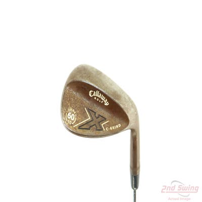 Callaway X Forged Chrome Wedge Lob LW 60° 10 Deg Bounce C Grind Callaway X Steel Steel Wedge Flex Right Handed 34.75in
