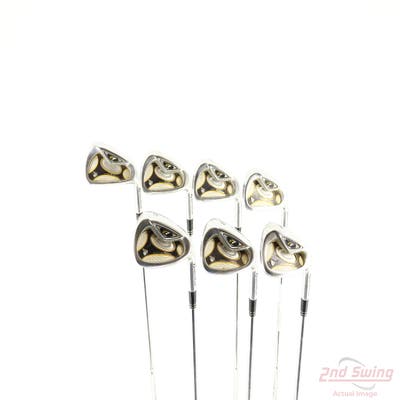 TaylorMade R7 TP Iron Set 4-PW True Temper Dynamic Gold S300 Steel Stiff Right Handed +1/4"