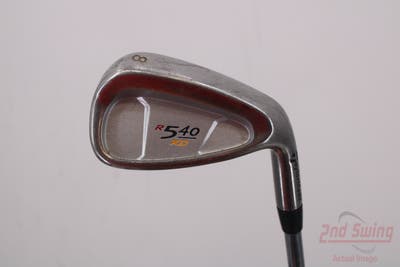 TaylorMade R540 XD Single Iron 8 Iron Stock Steel Shaft Steel Stiff Right Handed 34.75in