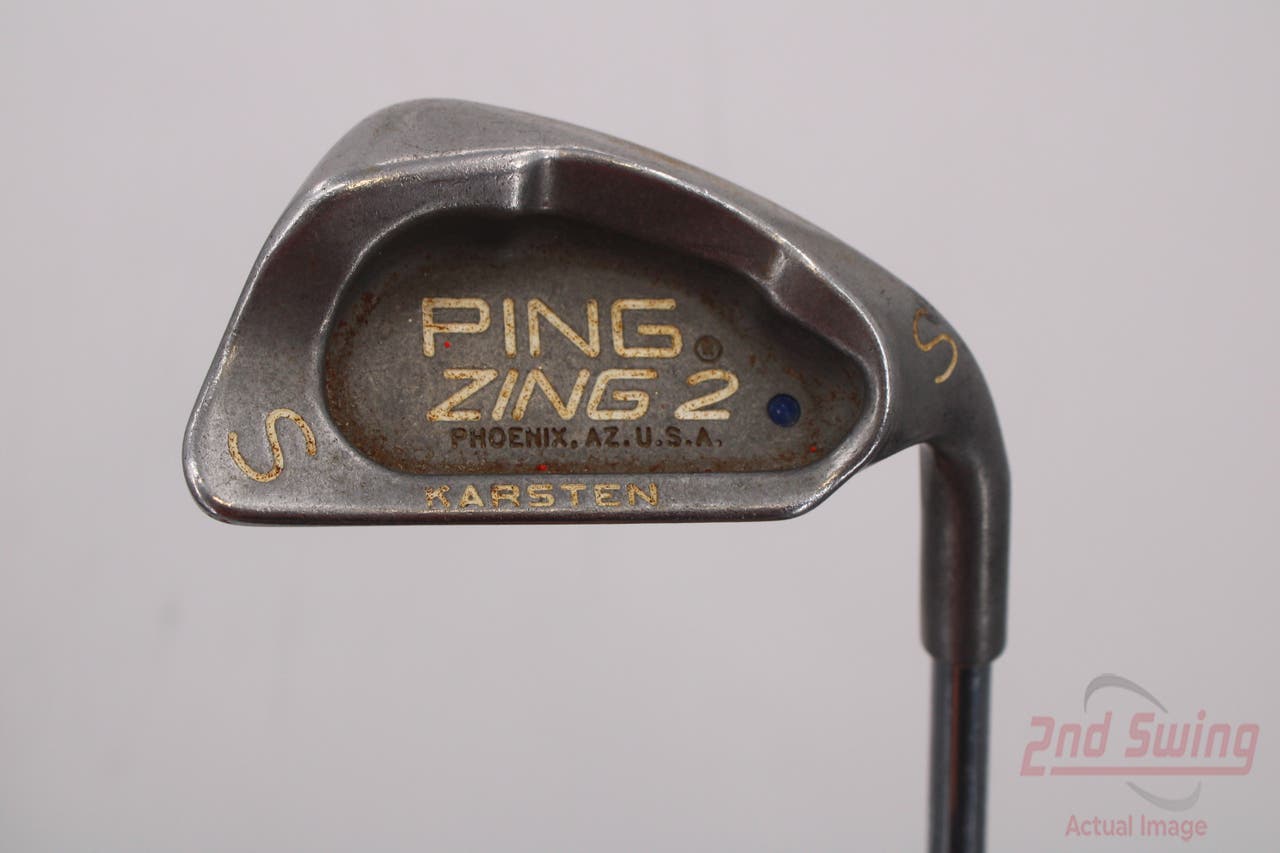 Ping Zing 2 Wedge Sand SW Stock Steel Shaft Steel Wedge Flex Right Handed Blue Dot 35.5in