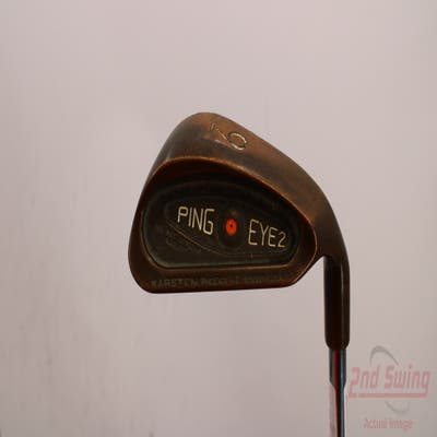 Ping Eye 2 Beryllium Copper Single Iron 9 Iron Stock Steel Shaft Steel Stiff Right Handed Orange Dot 36.0in