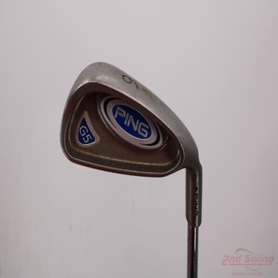 Ping G5 Single Iron 6 Iron Ping AWT Steel Stiff Right Handed Black Dot 37.25in