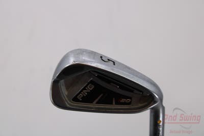 Ping I20 Single Iron 5 Iron Ping CFS Steel Regular Right Handed Yellow Dot 37.75in