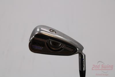 Ping 2016 G Single Iron 6 Iron AWT 2.0 Steel Stiff Right Handed Blue Dot 37.75in