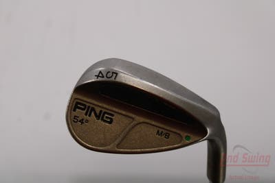Ping MB Wedge Sand SW 54° Rifle 5.0 Steel Regular Right Handed Green Dot 36.0in