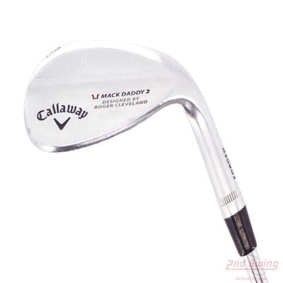Callaway Mack Daddy 2 Chrome Wedge Lob LW 58° 14 Deg Bounce C Grind Stock Steel Shaft Steel Wedge Flex Right Handed 35.0in
