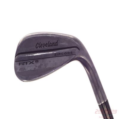 Cleveland RTX 6 ZipCore Black Satin Wedge Gap GW 52° 10 Deg Bounce Mid True Temper Dynamic Gold Spinner Tour Issue Steel Wedge Flex Right Handed 35.75in