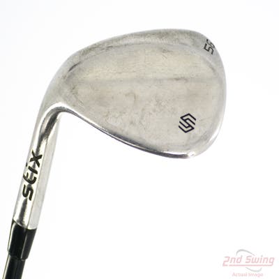 Stix Golf Silver Wedge Sand SW 56° 3 Deg Bounce Stix Graphite Wedge Flex Left Handed 36.5in