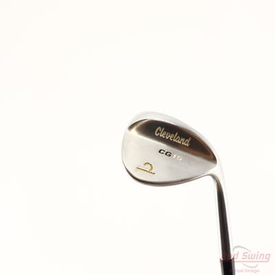 Cleveland CG15 Satin Chrome Wedge Lob LW 58° 12 Deg Bounce Cleveland Traction Wedge Steel Wedge Flex Right Handed 35.5in