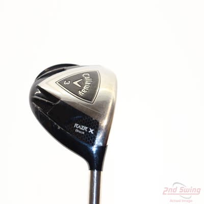 Callaway Razr X Black Fairway Wood 3 Wood 3W 15° Grafalloy ProLaunch AXIS Red Graphite Regular Right Handed 43.25in