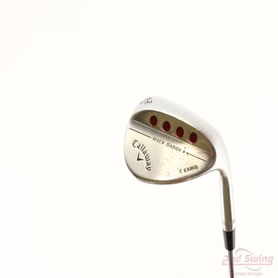 Callaway Mack Daddy 4 Chrome Wedge Lob LW 62° 8 Deg Bounce C Grind Stock Steel Shaft Steel Wedge Flex Right Handed 34.75in