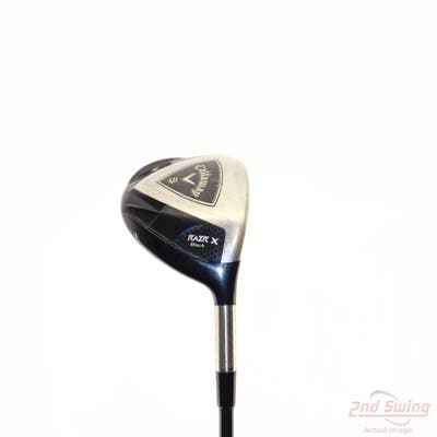 Callaway Razr X Black Fairway Wood 5 Wood 5W Grafalloy ProLaunch AXIS Red Graphite Stiff Right Handed 42.0in