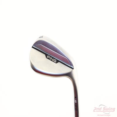 Ping s159 Chrome Wedge Lob LW 58° 6 Deg Bounce T Grind True Temper Dynamic Gold Mid 100 S300 Steel Stiff Right Handed Black Dot 36.5in