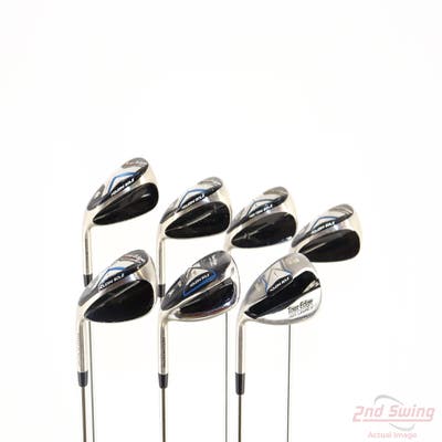 Tour Edge Hot Launch E522 Ironwood Iron Set 6-PW AW SW FST KBS Max 80 Steel Stiff Left Handed +1"