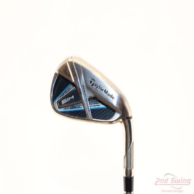 TaylorMade SIM MAX Single Iron 6 Iron Stock Steel Shaft Steel Regular Right Handed 37.75in