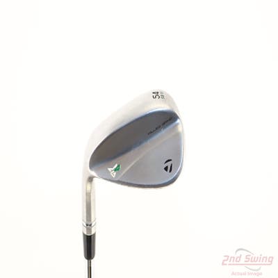 TaylorMade Milled Grind 4 Chrome Wedge Sand SW 54° 11 Deg Bounce SB FST KBS Hi-Rev 2.0 115 Steel Wedge Flex Left Handed 36.0in