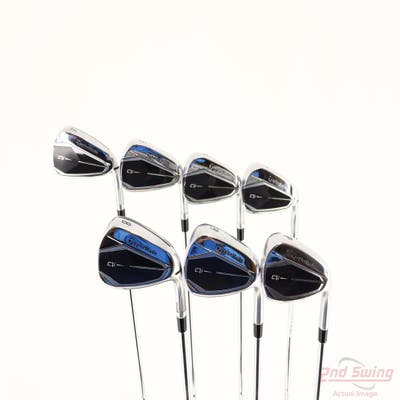 TaylorMade Qi Iron Set 4-PW FST KBS MAX 85 MT Steel Stiff Right Handed +3/4"