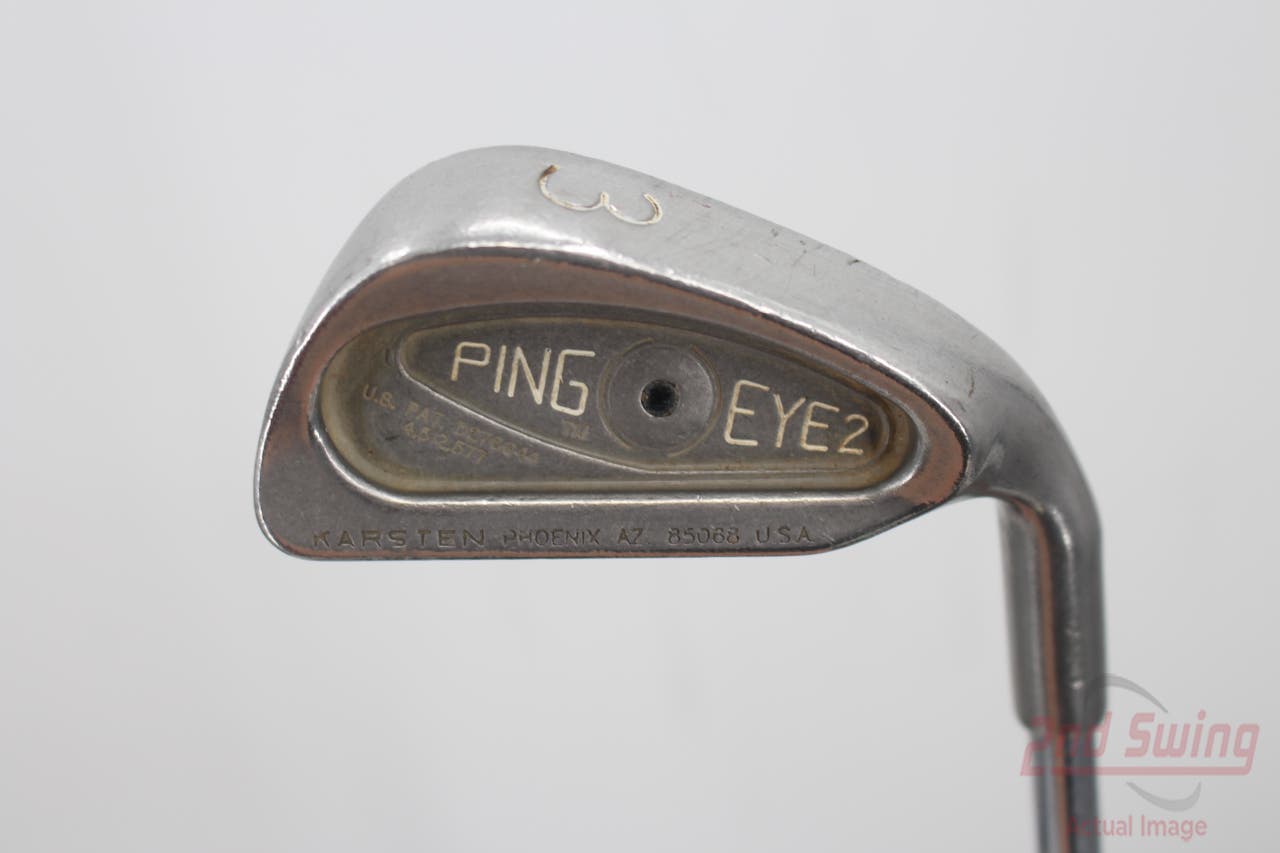 Ping Eye 2 Single Iron 3 Iron Stock Steel Shaft Steel Stiff Right Handed Black Dot 39.0in