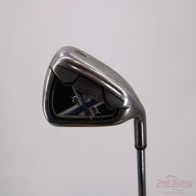 Callaway X-20 Single Iron 4 Iron Stock Steel Shaft Steel Uniflex Right Handed 38.5in