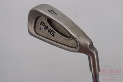 Ping i3 + Single Iron 4 Iron Stock Steel Shaft Steel Stiff Right Handed Blue Dot 38.5in