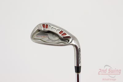 TaylorMade Burner HT Single Iron Pitching Wedge PW Stock Steel Shaft Steel Wedge Flex Right Handed 35.25in
