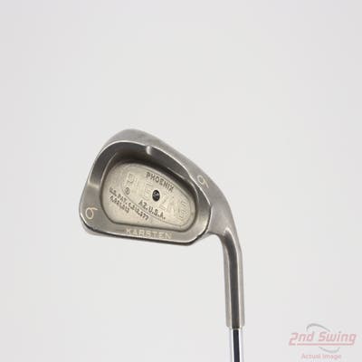 Ping Zing Single Iron 6 Iron Stock Steel Shaft Steel Stiff Right Handed Black Dot 37.75in