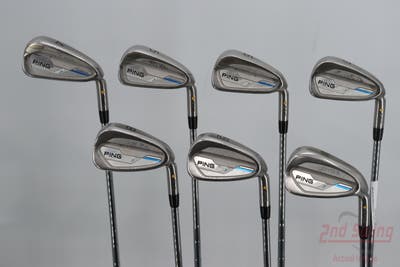 Ping 2015 i Iron Set 4-PW Ping CFS Distance Steel Stiff Right Handed Gold Dot 37.75in