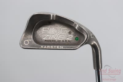 Ping Zing 2 Single Iron 6 Iron Stock Steel Shaft Steel Regular Right Handed Green Dot 37.5in