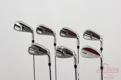TaylorMade M5 Iron Set 5-PW AW FST KBS MAX 85 Steel Stiff Right Handed 38.5in