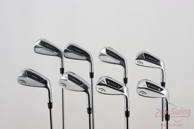 Callaway Apex MB 24/Apex CB 24 Combo Iron Set 4-PW AW Project X 6.5 Steel X-Stiff Right Handed 38.5in
