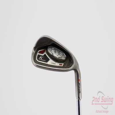 Ping K15 Single Iron 8 Iron Stock Steel Shaft Steel Stiff Right Handed Red dot 36.5in