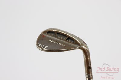 TaylorMade Milled Grind HI-TOE Wedge Sand SW 56° 10 Deg Bounce Dynamic Gold 105 Black Steel Regular Right Handed 34.75in