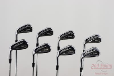 Titleist 716 AP2 Iron Set 4-PW AW Dynamic Gold AMT S300 Graphite Stiff Left Handed 37.75in