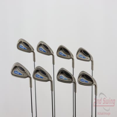 Ping G2 Iron Set 3-PW Ping AWT Steel Stiff Right Handed Black Dot 37.25in