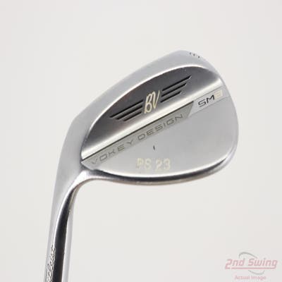 Titleist Vokey SM8 Tour Chrome Wedge Lob LW 60° 8 Deg Bounce M Grind Nippon NS Pro Modus 3 105 Wdg Steel Wedge Flex Left Handed 34.75in