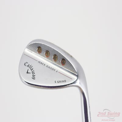 Callaway Mack Daddy 4 Chrome Wedge Sand SW 56° 10 Deg Bounce S Grind Dynamic Gold Tour Issue S200 Steel Stiff Right Handed 35.25in