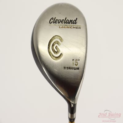 Cleveland Launcher Fairway Wood 3 Wood 3W 15° Fujikura Launcher Gold Graphite Regular Right Handed 43.5in