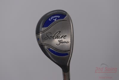 Callaway Solaire Gems Hybrid 5 Hybrid Stock Graphite Shaft Graphite Ladies Right Handed Blue Dot 39.0in