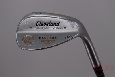 Cleveland 2012 588 Chrome Wedge Lob LW 60° 8 Deg Bounce True Temper Tour Concept Steel Wedge Flex Right Handed 35.25in