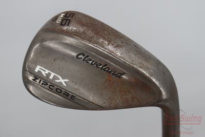 Cleveland RTX ZipCore Raw Wedge Sand SW 56° 10 Deg Bounce Dynamic Gold Spinner Steel Wedge Flex Right Handed 35.5in