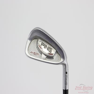 Ping Anser Forged 2010 Single Iron 4 Iron Project X 6.0 Steel Stiff Right Handed Black Dot 38.75in